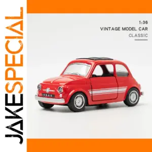 Vintage Diecast Car Model 11cm with Opening Doors