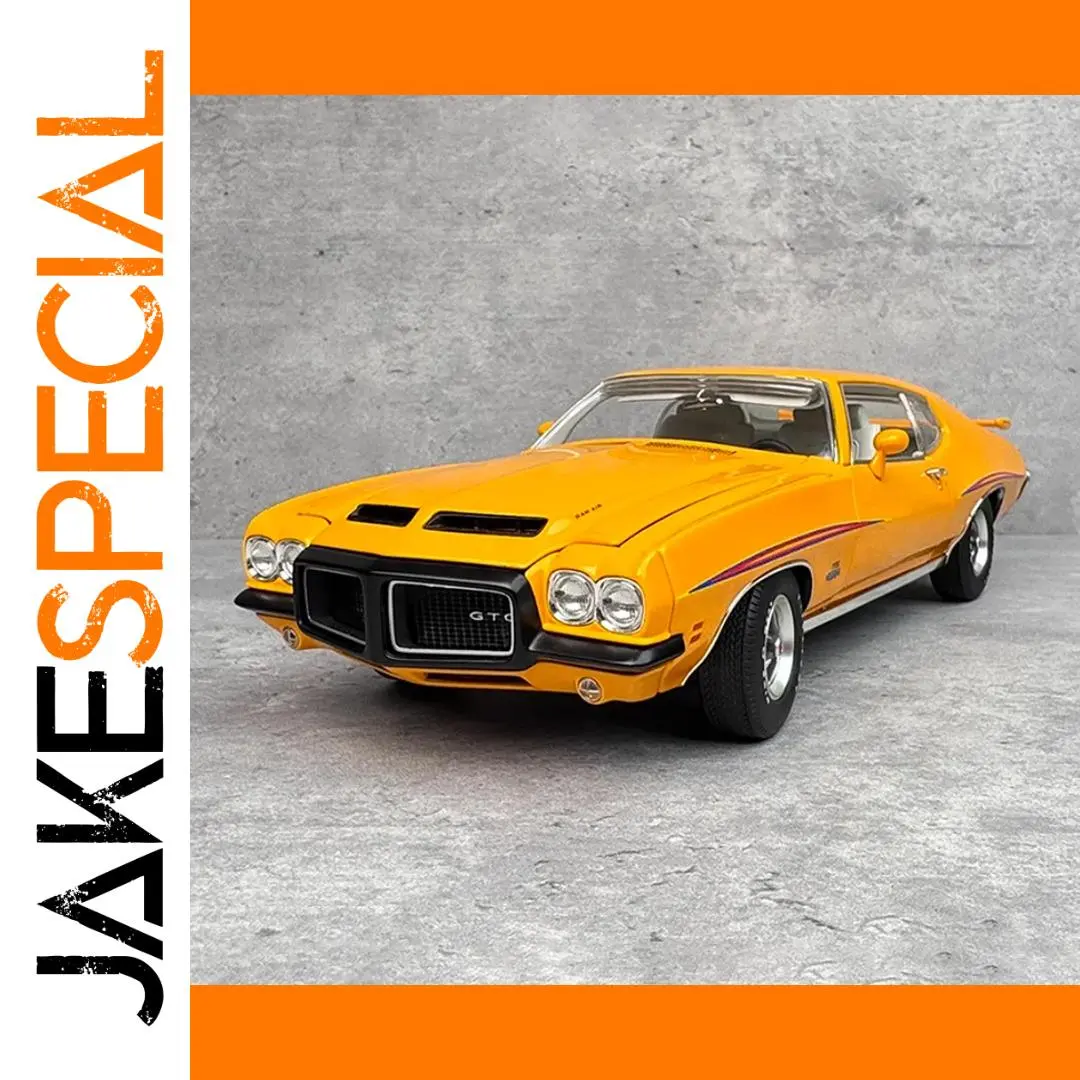 1971 GTO Judge Model Diecast 1:18 Yellow 1 1971 GTO Judge Model Diecast 1:18 Yellow