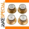 Left-Hand Electric Guitar Control Knobs Set