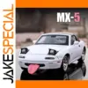 White Mazda MX-5 1:32 Die-Cast Model with Sound