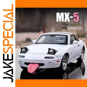 White Mazda MX-5 1:32 Die-Cast Model with Sound