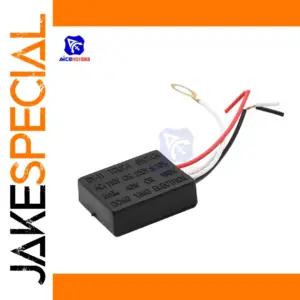 Black 220V Touch Sensor Switch for Lamps