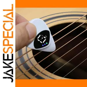 2-in-1 Guitar Pick Tuner with Digital Display
