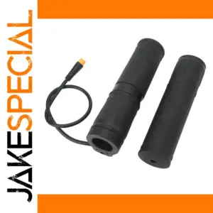 Black Electric Bike Throttle Grip for 22.2mm Handles