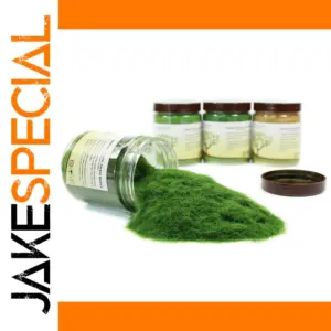 Static Grass Flock for Dioramas 35g, 5mm Fibers