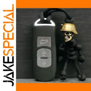 Skeleton Soldier Keychain in Alloy
