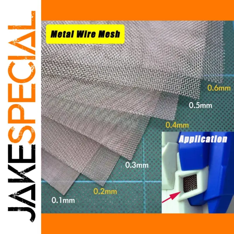 Enhance Your Scale Models with the Miniature Metal Wire Mesh Fence 1 d30336e1bc32493081d601ee product image