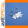 Stainless Steel Puzzle Keychains for Couples