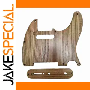 Natural Wooden Guitar Control Plate Set Model #4873
