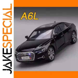 1:24 Scale Luxury A6L Car Model in Black