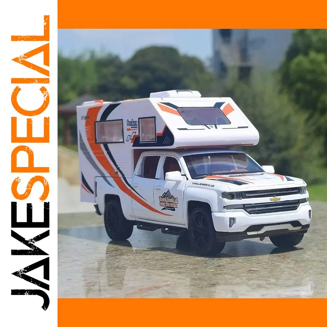 Diecast Silverado RV Model in 1:32 Scale 1 Diecast Silverado RV Model in 1:32 Scale