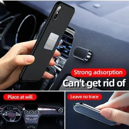 Magnetic Car Phone Holder in Black & Silver 2 Magnetic Car Phone Holder in Black & Silver - Image 2