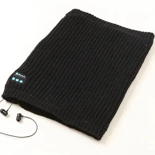 Blue Bluetooth Winter Scarf with Built-in Speaker 9 Blue Bluetooth Winter Scarf with Built-in Speaker - Image 9