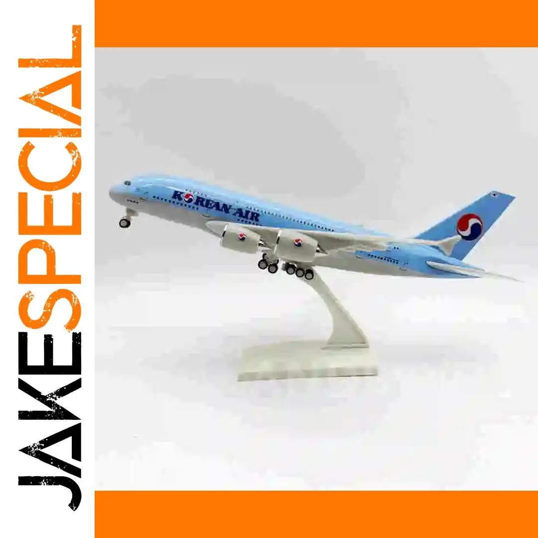 Korean Air Airbus A380 Model, 30cm Resin Collectible 1 Korean Air Airbus A380 Model, 30cm Resin Collectible