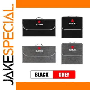 Foldable Suzuki Trunk Organizer in Black/Gray