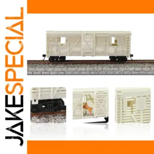 HO Scale 40' Cattle Wagon Model for Trains