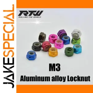 Colorful Aluminum Lock Nuts Set for Models