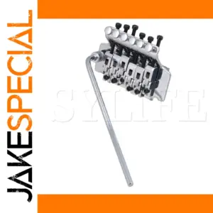 Chrome Double Lock Tremolo Bridge System for Electric Guitars