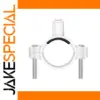 White 40mm Plastic Plumbing Clamp for Waste Pipes