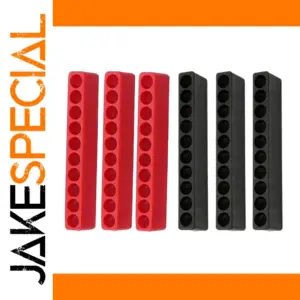 10-Hole 1/4-Inch Hex Screwdriver Bit Organizer