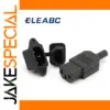 Black IEC 320 C13 C14 Power Connector Set