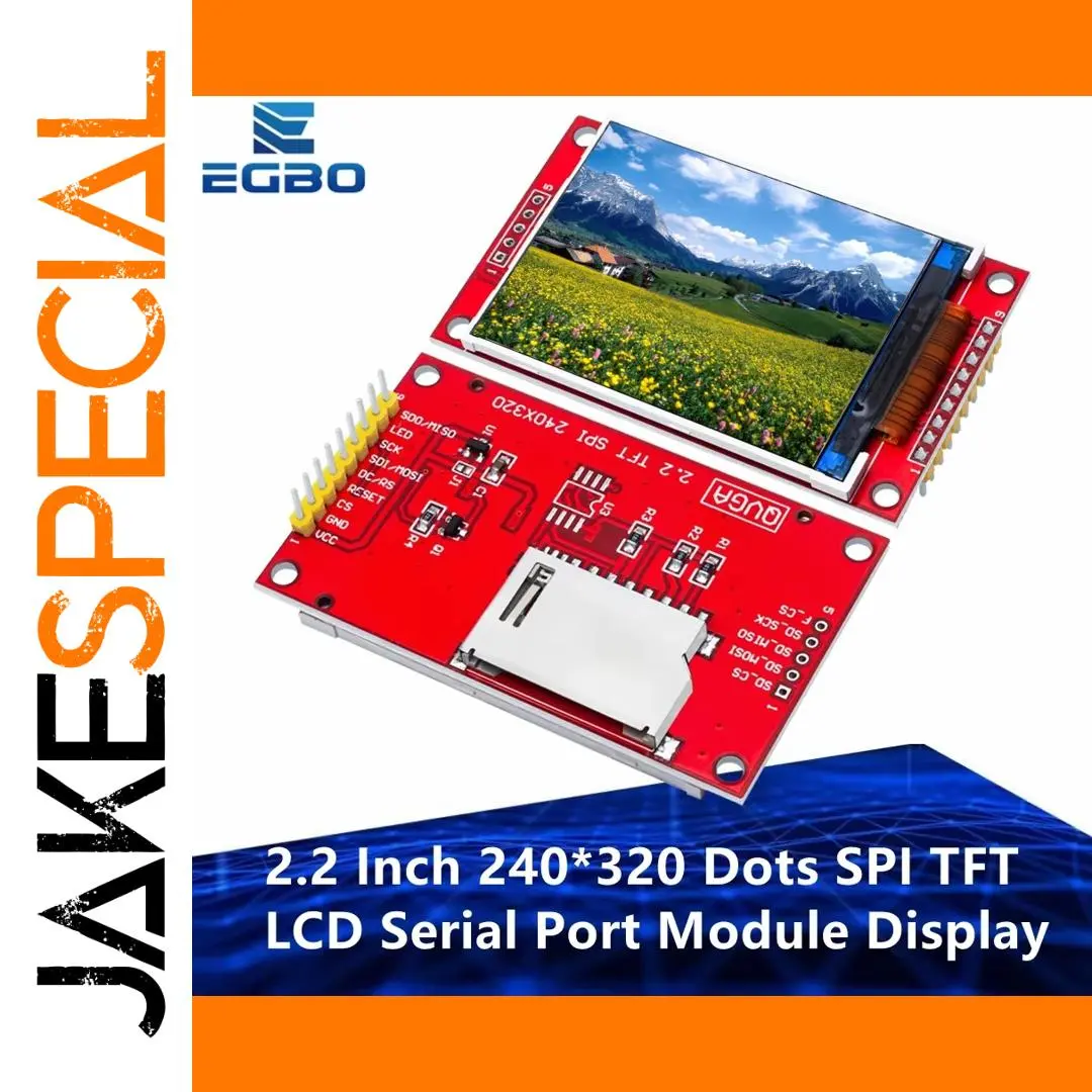 2.2-Inch TFT LCD Display Module with ILI9341 1 2.2-Inch TFT LCD Display Module with ILI9341