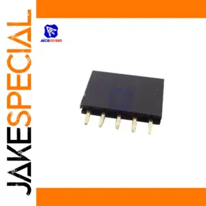 50-Pack 2.54mm Female Header Connectors for PCB