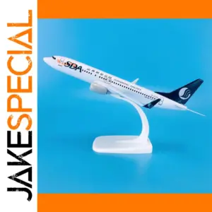 Blue Shandong Airlines Boeing 737 Model 20cm