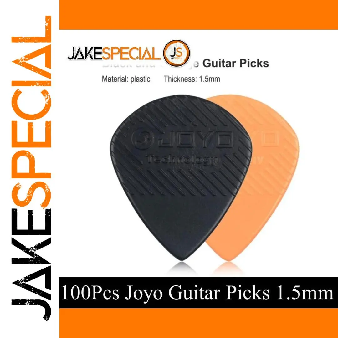 JOYO 100-Piece Guitar Picks 1.5mm ABS 1 JOYO 100-Piece Guitar Picks 1.5mm ABS
