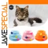 Colorful Pet Toy with Multi-Level Tracks