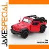 Vivid Red Jeep Wrangler Rubicon 1:43 Scale Model