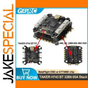 GEPRC TAKER H743 BT 32Bit 65A Drone Stack