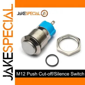 Blue M12 Self-Lock Switch Set for Guitar Instruments