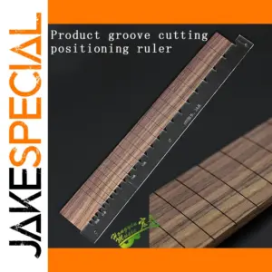 Guitar Fret Groove Ruler for Precision Fretwork