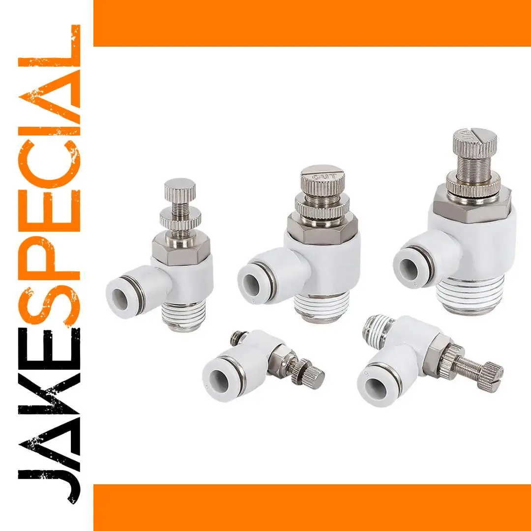 Precise Industrial Pneumatic Throttle Valve 4-12mm 1 Precise Industrial Pneumatic Throttle Valve 4-12mm