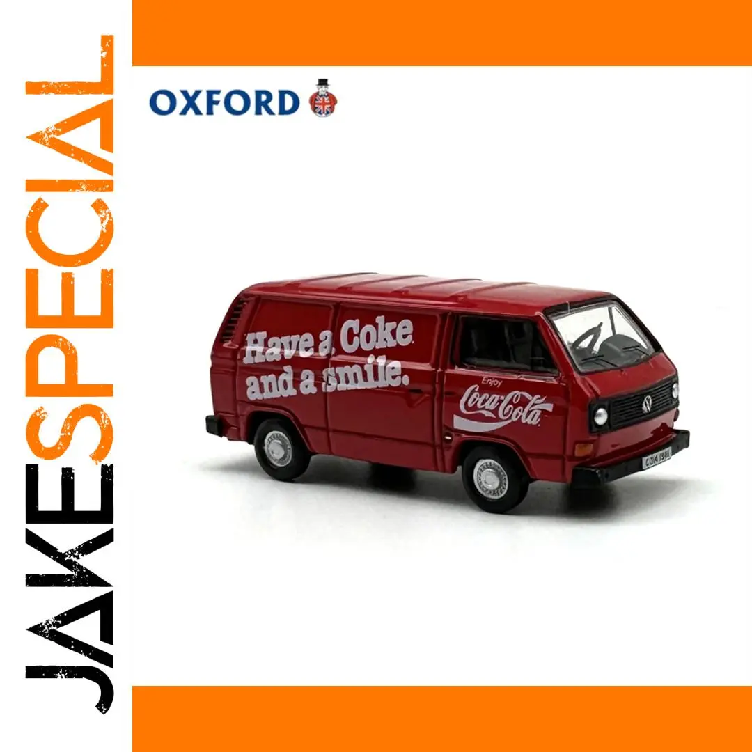 Volkswagen T25 Coke Van Diecast Model 1:76 Scale 1 Volkswagen T25 Coke Van Diecast Model 1:76 Scale
