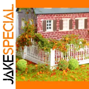Miniature Cotton Thread Vine Foliage Model