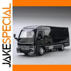 Black Toyota Coaster Model Car 1:32 Scale