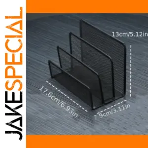 Black Tri-Layer Office Organizer