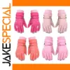 Childrens Waterproof Winter Gloves in Vibrant Colors
