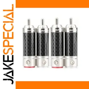 CF-102(R) Stainless Steel Carbon Fiber RCA Connectors