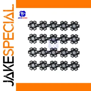 20-Pack Black Star-Shaped LED Aluminum Heat Sinks