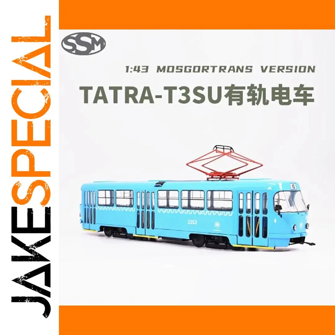 TATRA-T3SU Diecast Tram Model 1:43 Scale 1 TATRA-T3SU Diecast Tram Model 1:43 Scale