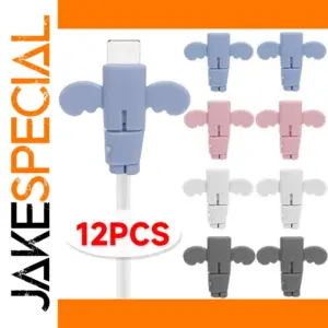 Cute Wing-Shaped Silicone Cable Protective Covers