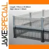 Evemodel White Model Railway Fence Wall 1m