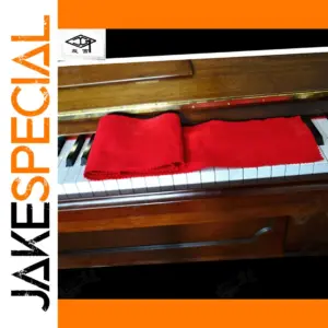 Red Piano Keyboard Protective Cover for All Models