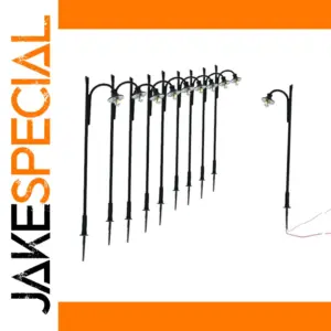 HO Scale Street Lamps Set for Model Cities