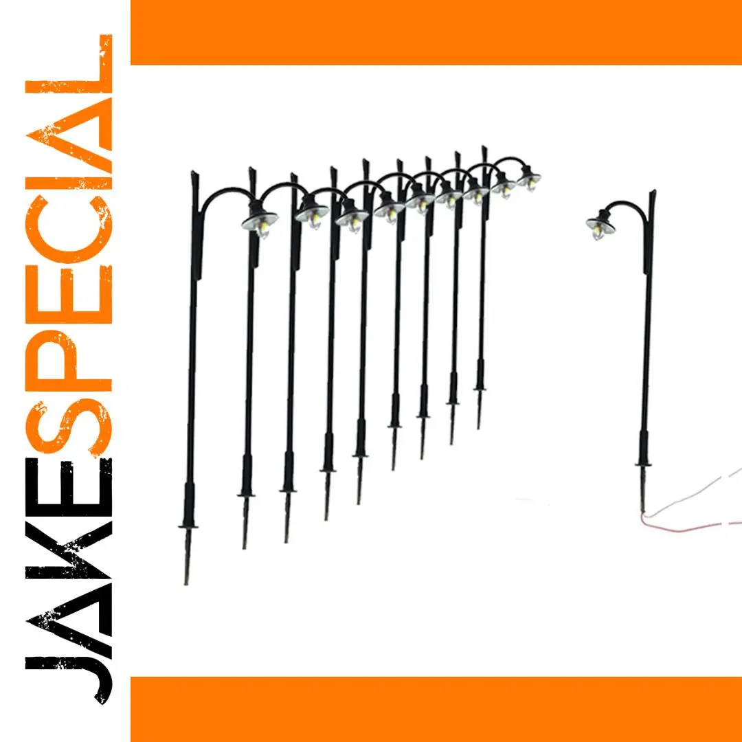 HO Scale Street Lamps Set for Model Cities 1 HO Scale Street Lamps Set for Model Cities