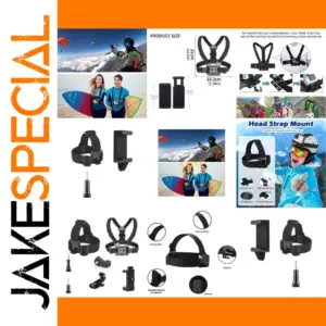 Shockproof Action Camera Headgear Mount for Outdoor Activities