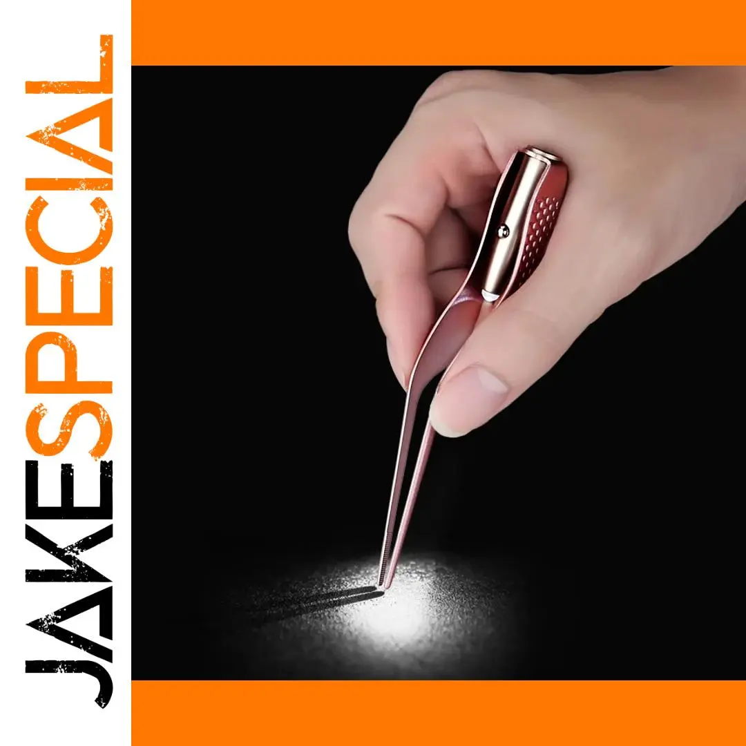 Stainless Steel LED Tweezers for Precision 1 Stainless Steel LED Tweezers for Precision